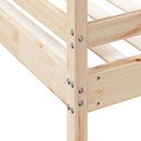 vidaXL tömör fenyőfa emeletes ágy 80x200/140x200 cm