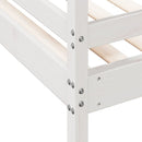 vidaXL fehér tömör fenyőfa emeletes ágy 80 x 200/140 x 200 cm