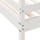 vidaXL fehér tömör fenyőfa emeletes ágy 90 x 200/140 x 200 cm