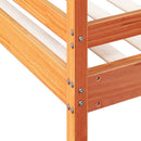 vidaXL viaszbarna tömör fenyőfa emeletes ágy 80 x 200/120 x 200 cm