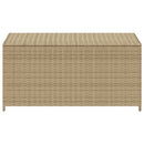 vidaXL vegyes bézs polyrattan kerti tárolóláda 190 L