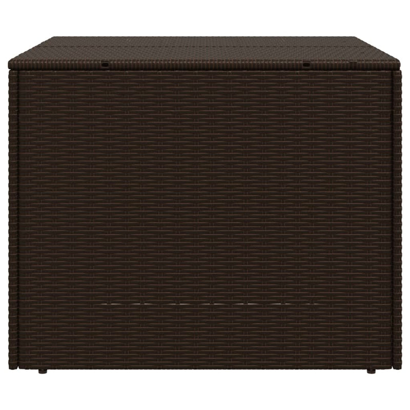 vidaXL barna polyrattan kerti tárolóláda 291 L