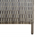 vidaXL szürke 4 paneles polyrattan térelválasztó
