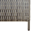 vidaXL szürke 4 paneles polyrattan térelválasztó