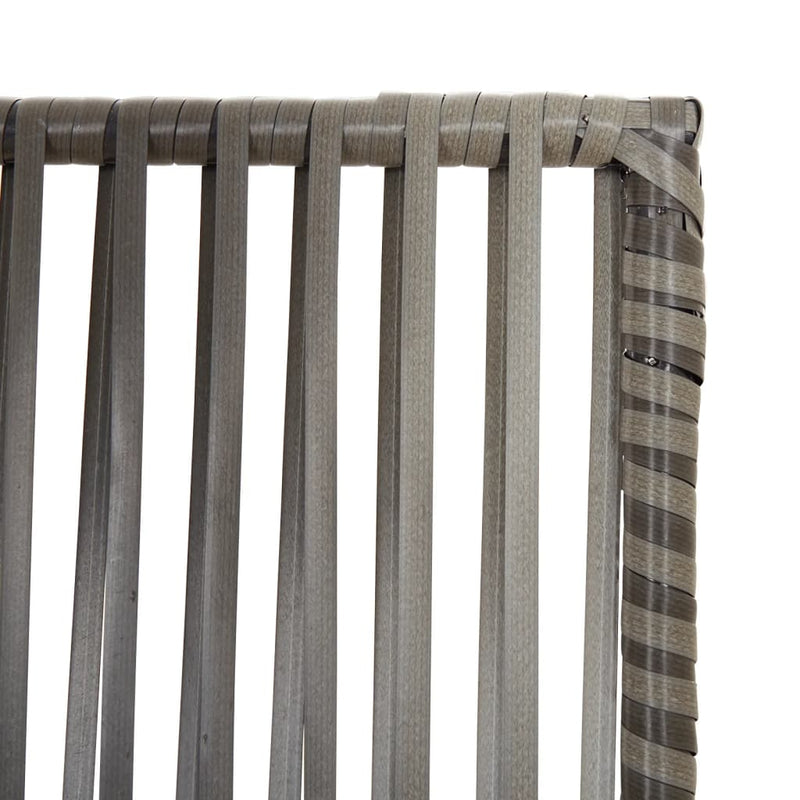 vidaXL szürke 4 paneles polyrattan térelválasztó