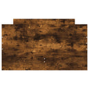 vidaXL füstös tölgy színű műfa ágykeret fiókokkal 90 x 200 cm