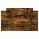 vidaXL füstös tölgyszínű kisméretű egyszemélyes ágykeret 75 x 190 cm