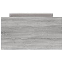 vidaXL szürke sonoma kisméretű egyszemélyes ágykeret 75 x 190 cm