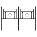 vidaXL fekete fém fejtámla 140 cm