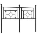 vidaXL fekete fém fejtámla 140 cm