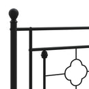vidaXL fekete fém csere fejtámla 193 cm