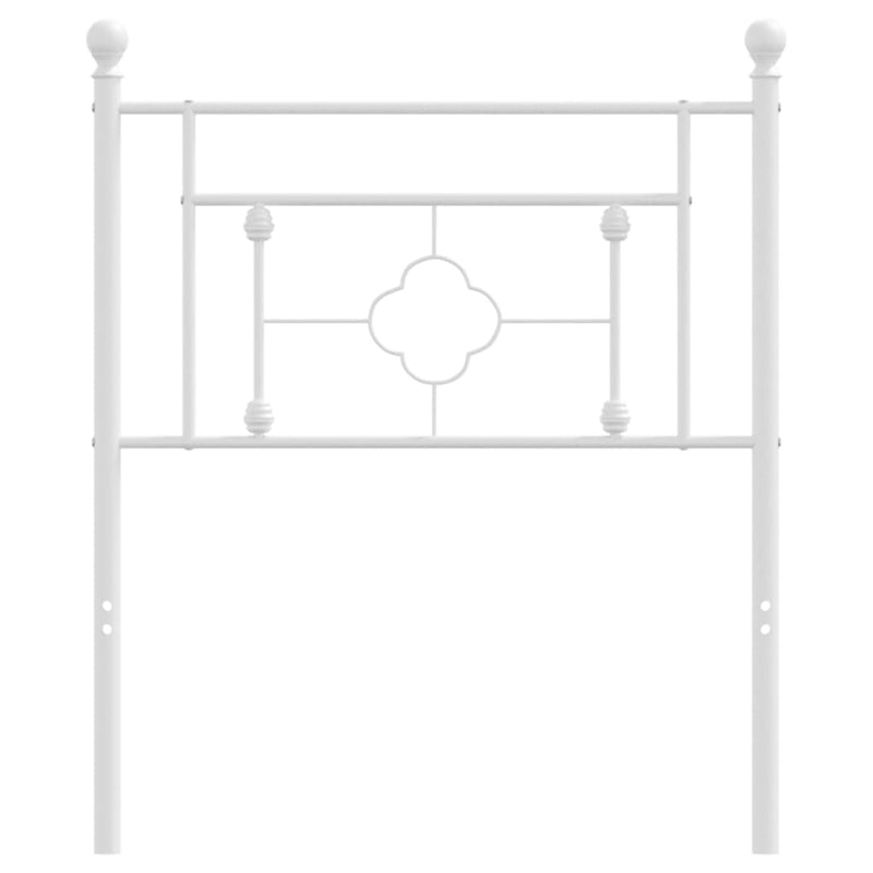 vidaXL fehér fém fejtámla 80 cm