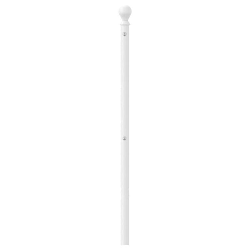 vidaXL fehér fém fejtámla 80 cm