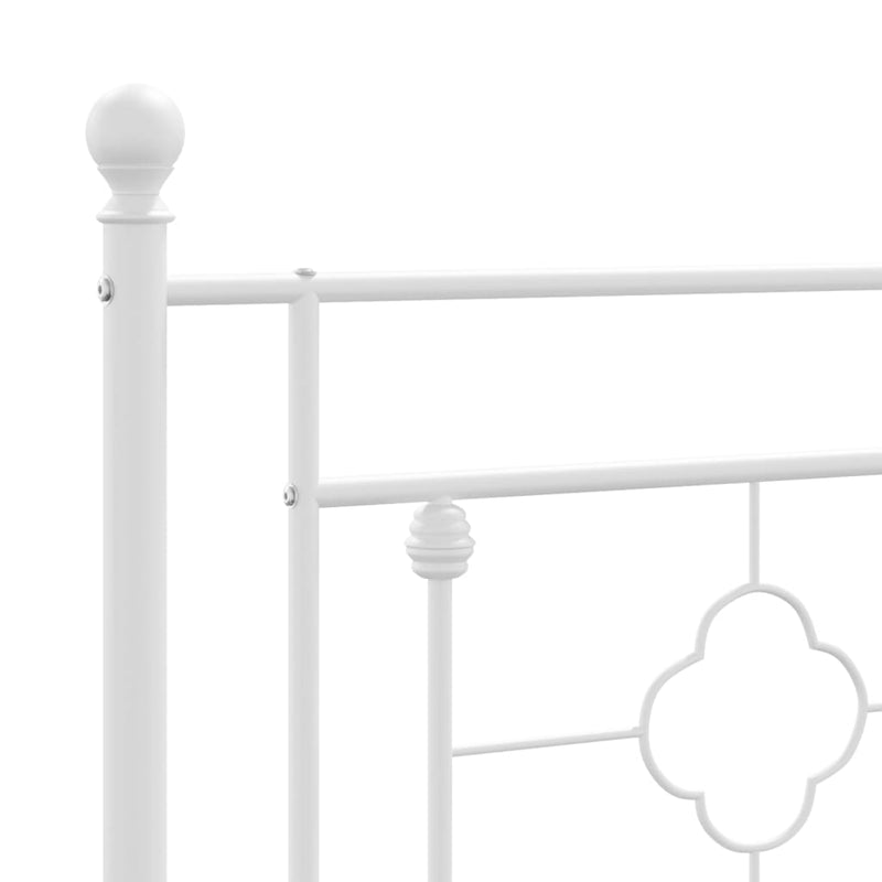 vidaXL fehér fém fejtámla 80 cm