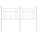 vidaXL fehér fém fejtámla 160 cm