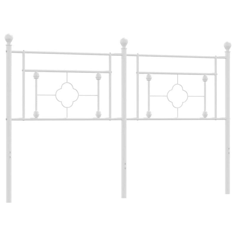vidaXL fehér fém fejtámla 160 cm