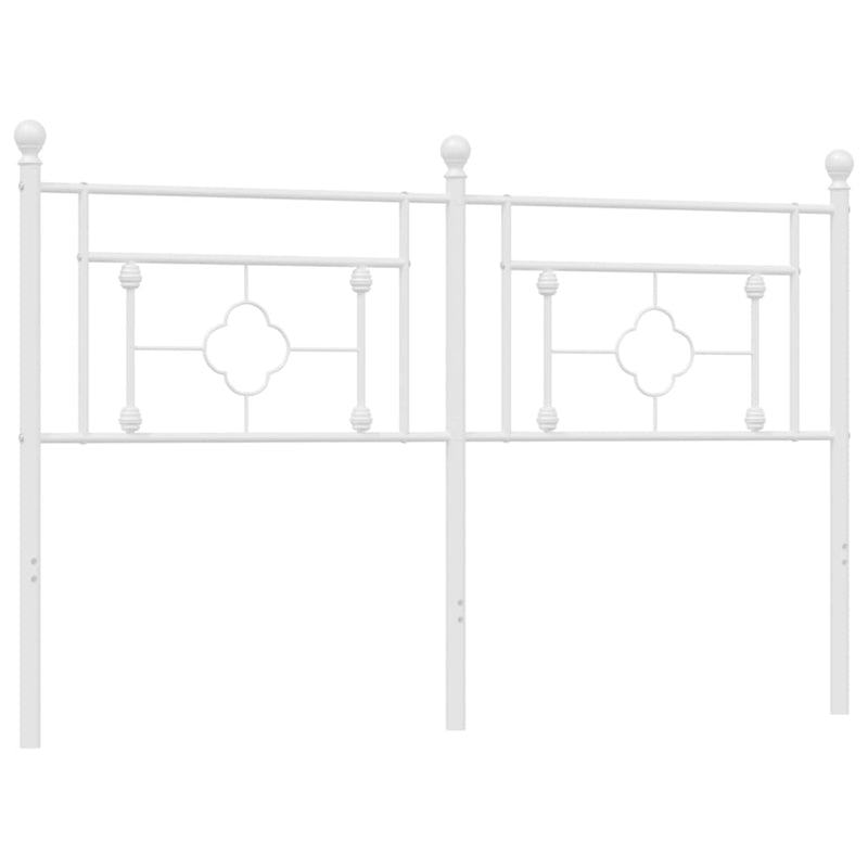 vidaXL fehér fém fejtámla 160 cm