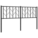 vidaXL fekete fém csere fejtámla 150 cm