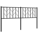 vidaXL fekete fém csere fejtámla 160 cm