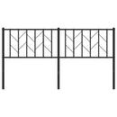 vidaXL fekete fém csere fejtámla 160 cm