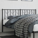 vidaXL fekete fém csere fejtámla 160 cm