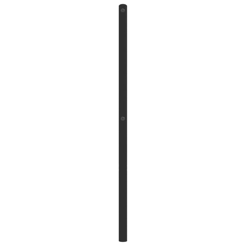 vidaXL fekete fém fejtámla 200 cm