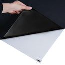vidaXL 5 db matt fekete PVC statikus ablakfólia