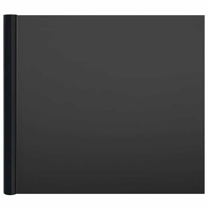 vidaXL 3 db matt fekete PVC statikus ablakfólia