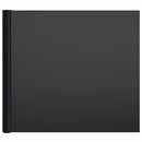 vidaXL 5 db matt fekete PVC statikus ablakfólia