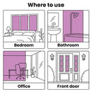 vidaXL 5 db matt fekete PVC statikus ablakfólia