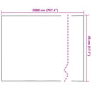 vidaXL 4 db matt bambusz mintás PVC ablakfólia