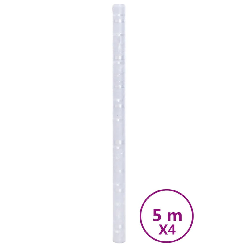 vidaXL 4 db matt bambusz mintás PVC ablakfólia