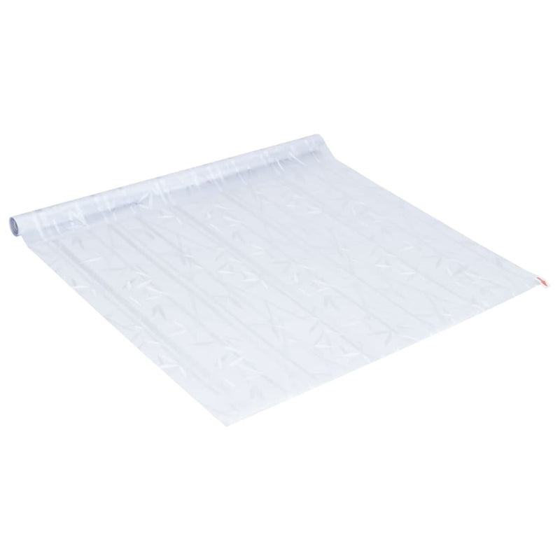 vidaXL 4 db matt bambusz mintás PVC ablakfólia