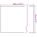 vidaXL 4 db matt csillagmintás PVC ablakfólia