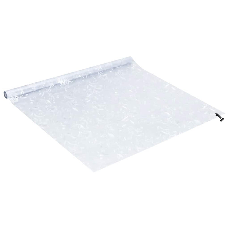 vidaXL 2 db matt virágminta PVC ablakfólia