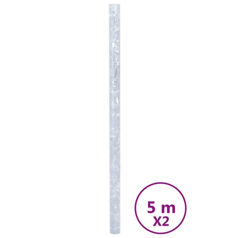 vidaXL 2 db matt virágminta PVC ablakfólia