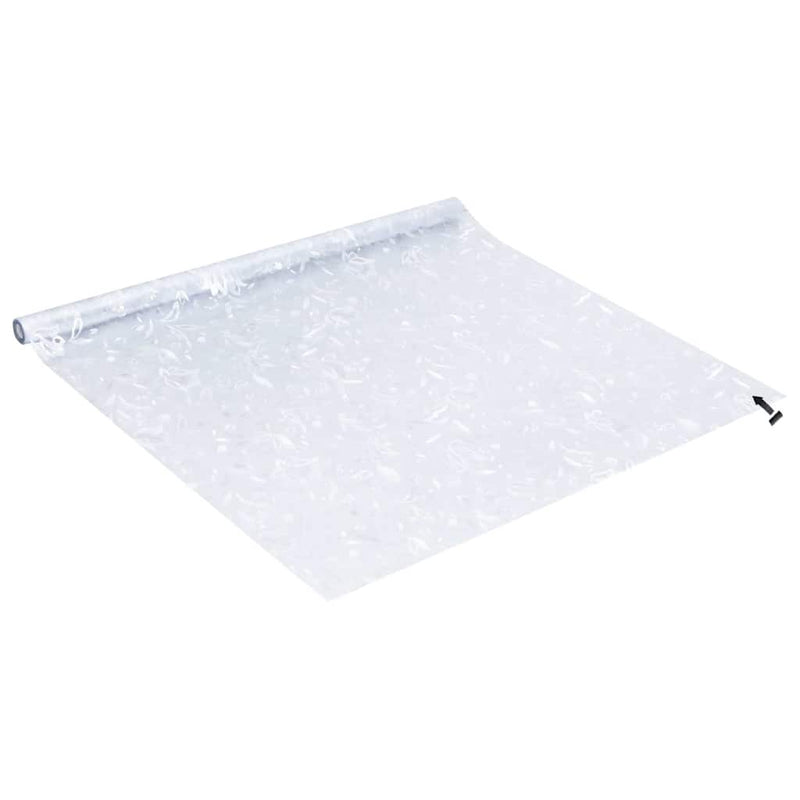 vidaXL 2 db matt virágminta PVC ablakfólia