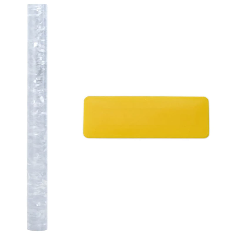 vidaXL 4 db matt virágminta PVC ablakfólia