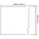 vidaXL 4 db matt virágminta PVC ablakfólia