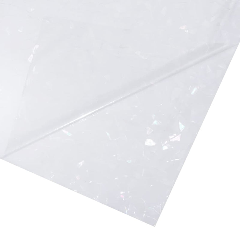 vidaXL 5 db 3D matt szivárványmintás PVC ablakfólia