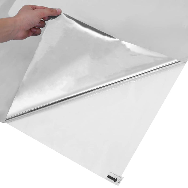 vidaXL 5 db ezüst PVC fényvisszaverő statikus napsugárzás elleni fólia