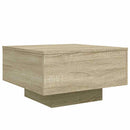 vidaXL sonoma tölgy színű szerelt fa dohányzóasztal 55 x 55 x 31 cm