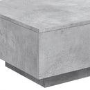 vidaXL betonszürke szerelt fa dohányzóasztal 55x55x31 cm