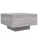 vidaXL szürke sonoma színű szerelt fa dohányzóasztal 55x55x31 cm