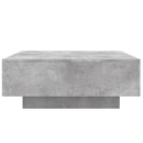 vidaXL betonszürke szerelt fa dohányzóasztal 80 x 80 x 31 cm