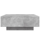 vidaXL betonszürke szerelt fa dohányzóasztal 80 x 80 x 31 cm