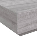 vidaXL szürke sonoma színű szerelt fa dohányzóasztal 80 x 80 x 31 cm