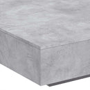 vidaXL betonszürke szerelt fa dohányzóasztal 100x100x31 cm