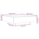 vidaXL betonszürke szerelt fa dohányzóasztal 100x100x31 cm