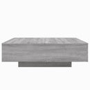 vidaXL szürke sonoma színű szerelt fa dohányzóasztal 100 x 100 x 31 cm